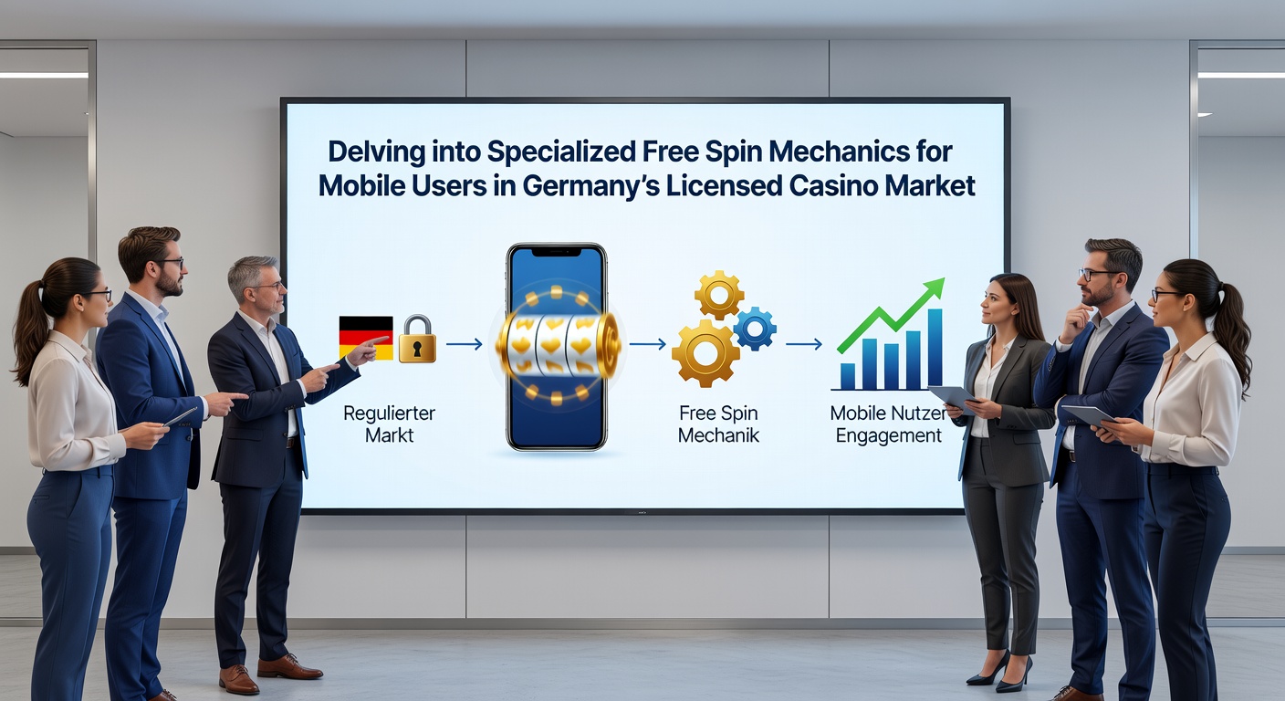 Mobile Casino-App mit Free-Spin-Oberfläche und Sicherheitsindikatoren