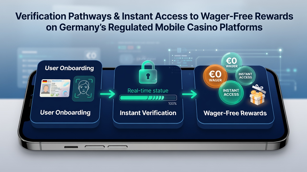 Mobile Nutzer bei der Verifizierung und Bonusaktivierung in lizenzierten deutschen Casinos