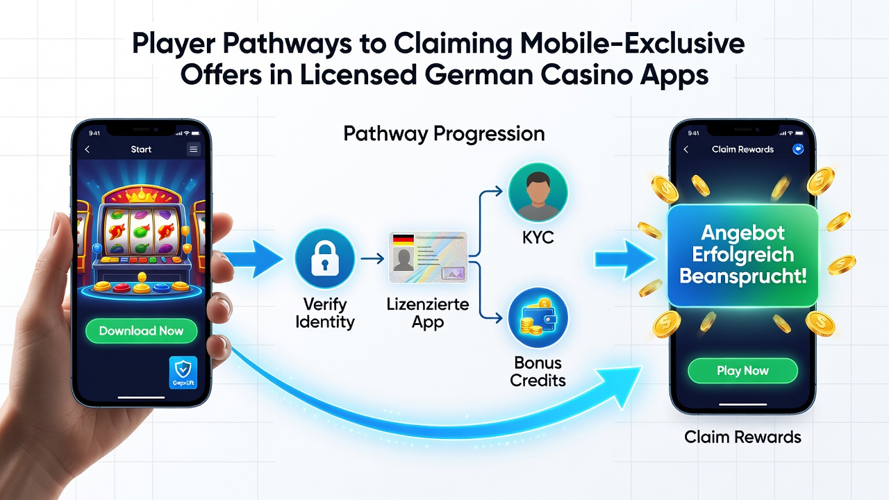 Detailansicht eines Verifizierungsprozesses in einer deutschen Casino-App