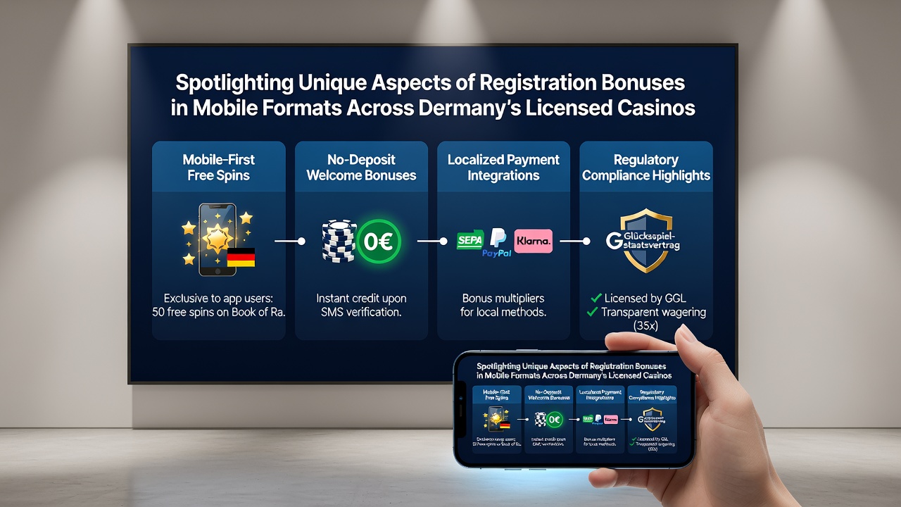 Detailansicht einer mobilen Casino-App mit Registrierungsbonus in Deutschland